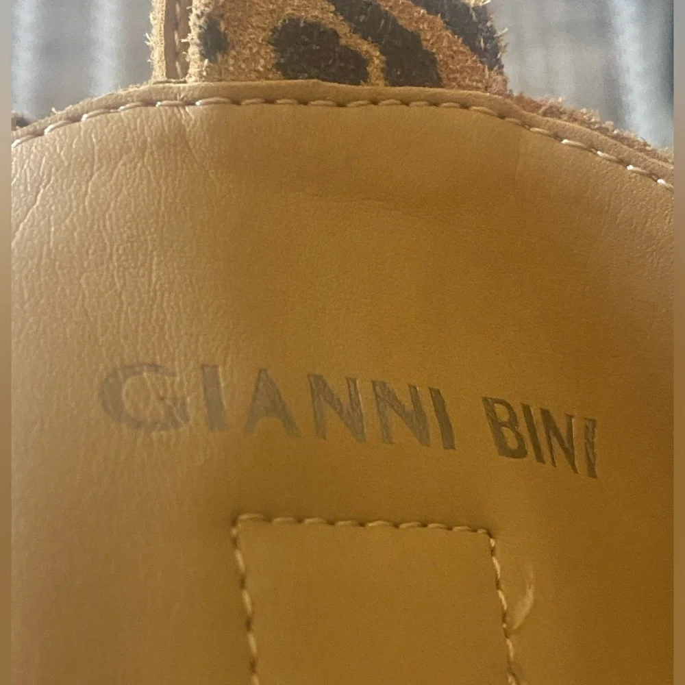 Gianni Bini Leopard-Print Over-the-Knee Western Boots